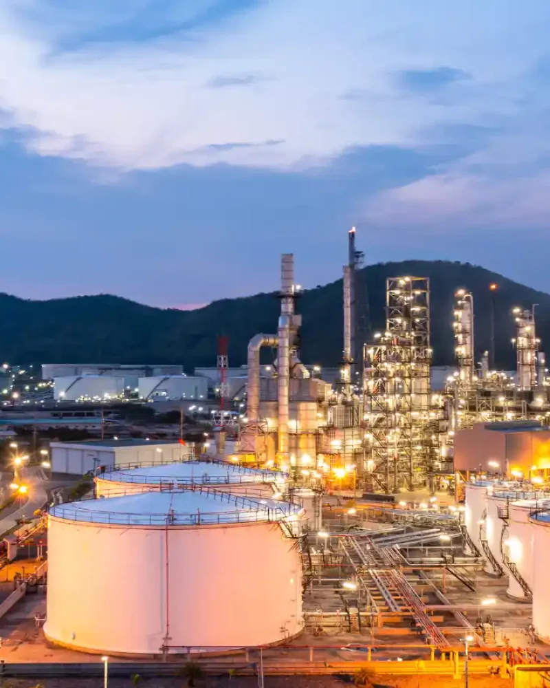 Fire safety for oil storage.