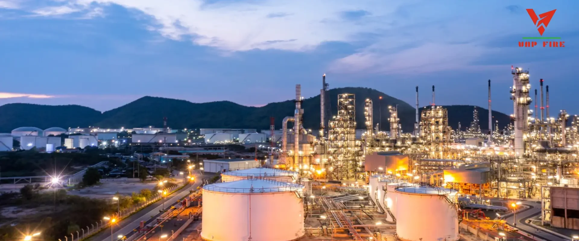 Fire safety for oil storage.